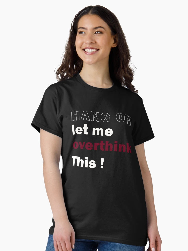 Hang on let me overthink this.
