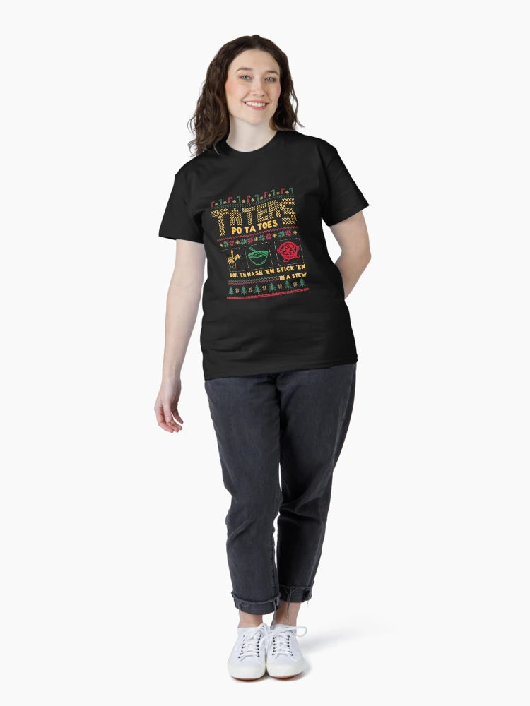 Funny Christmas Taters Potatoes Ugly
