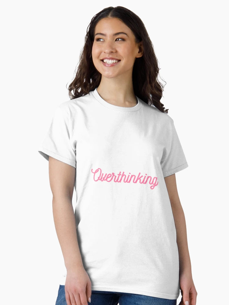 Overthinking pink design fancy
