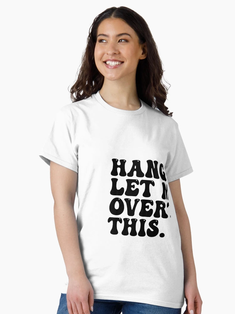 Hang on. Let me overthink this.