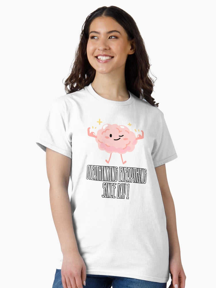 Overthinking everything since Day 1 - overthinker and autism design (white text)