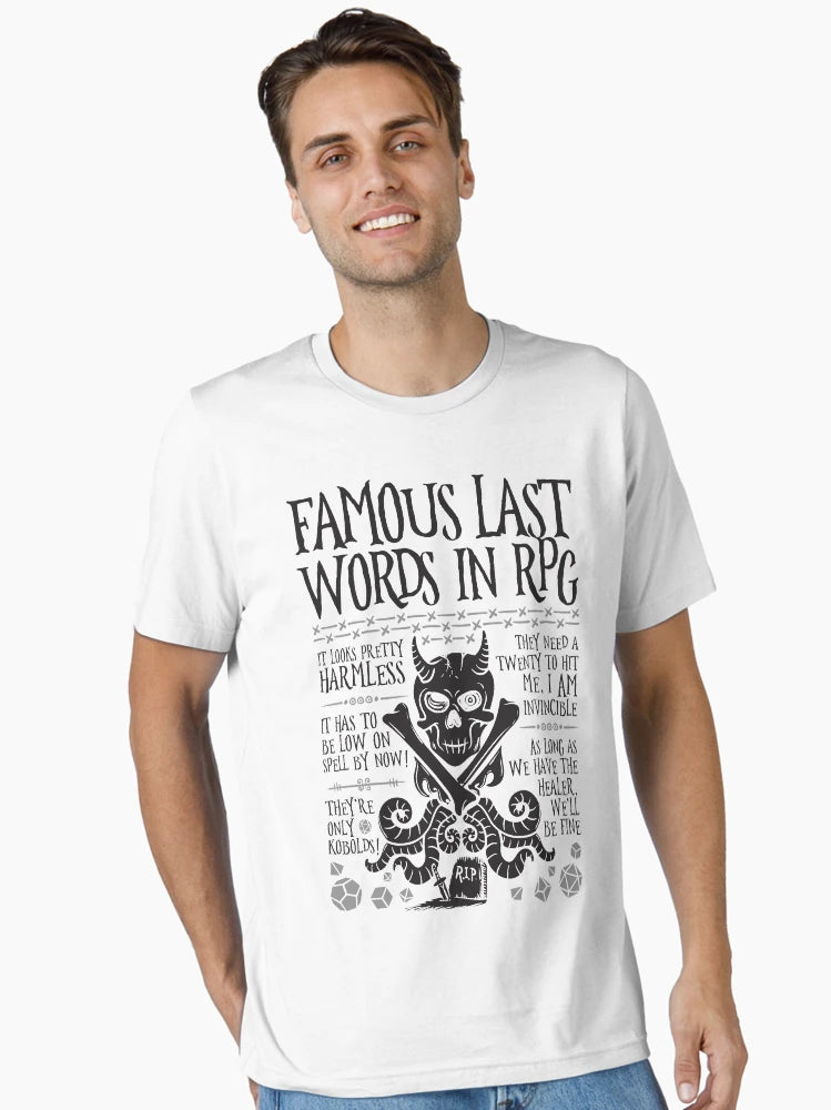 Famous Last Words in RPG (Black)
