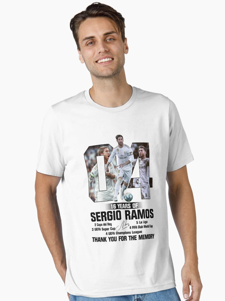 16 Years Of Sergio Ramos- Thank You For The Memory Shirt Gift For Fans, Gift For Men and Women, Gift Halloween Day, Gift Thanksgiving, Gift Christmas Day