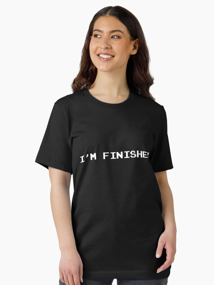 'I'm Finished' White