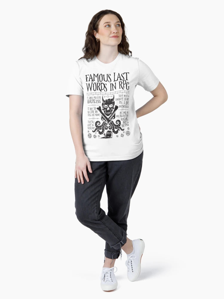 Famous Last Words in RPG (Black)