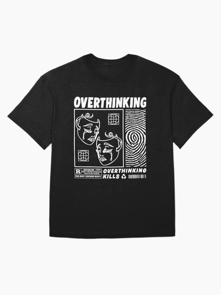 Overthinking Lined Graphic