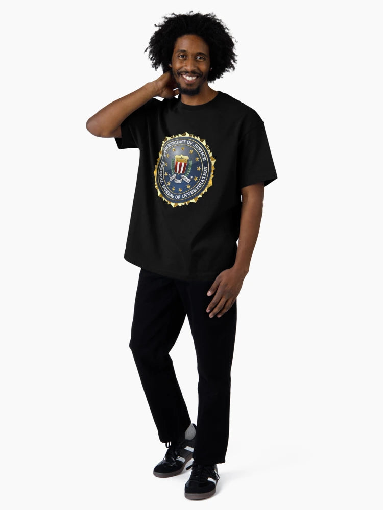 Federal Bureau of Investigation - FBI Emblem 3D on Blue Velvet
