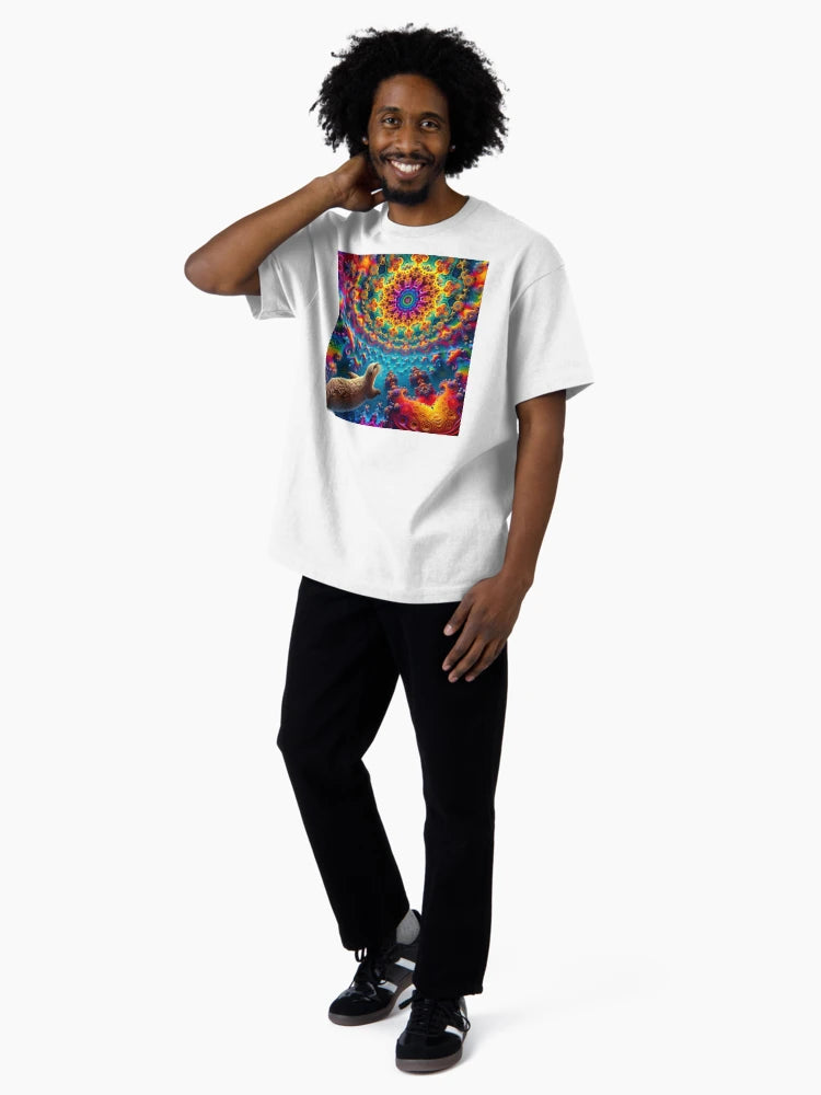 A.I. Psychedelic Fractal Otter 0001 FunFractals ChromaDepth 3D