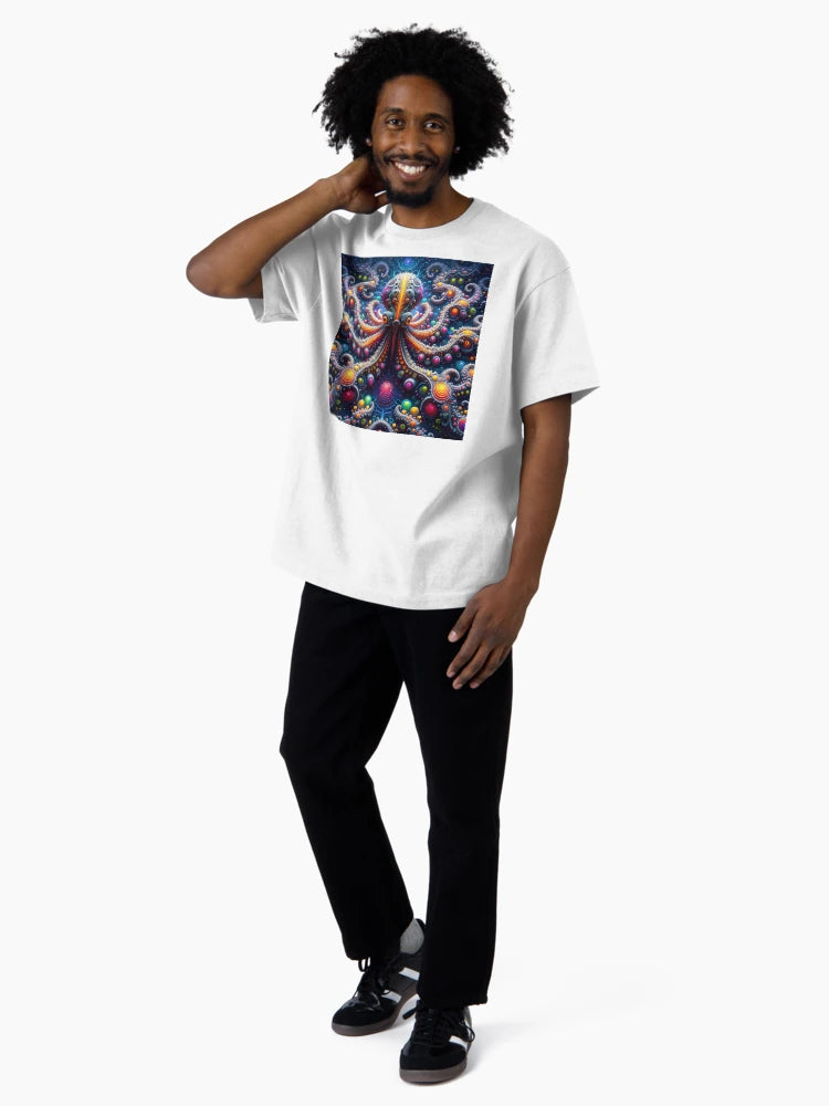 A.I. Psychedelic Fractal Octopus 0001 FunFractals ChromaDepth 3D