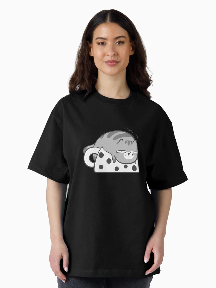 Overthinking and Also Hungry Cute Grey Cat