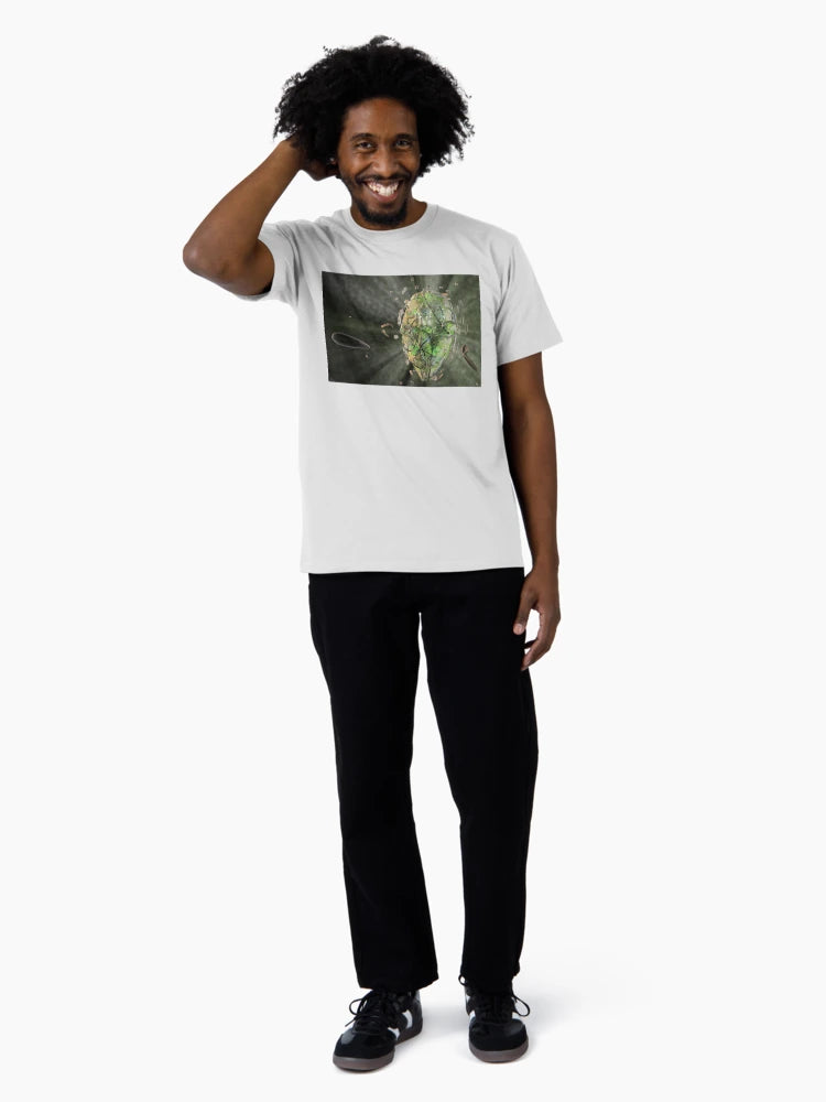 Explosion face, 3D image
