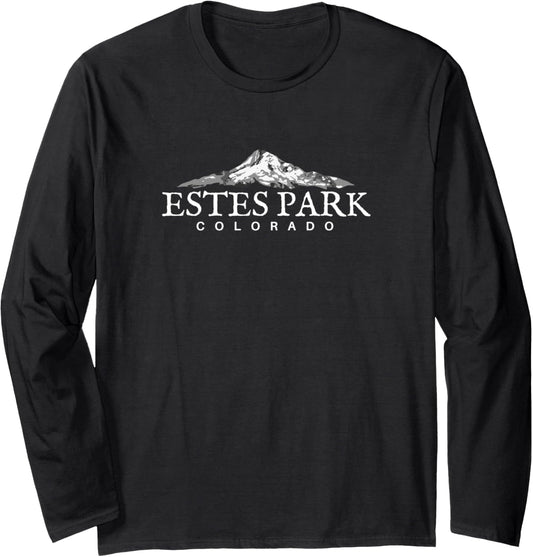 Estes Park T-Shirt, Long Sleeve, Mountain Town Tee