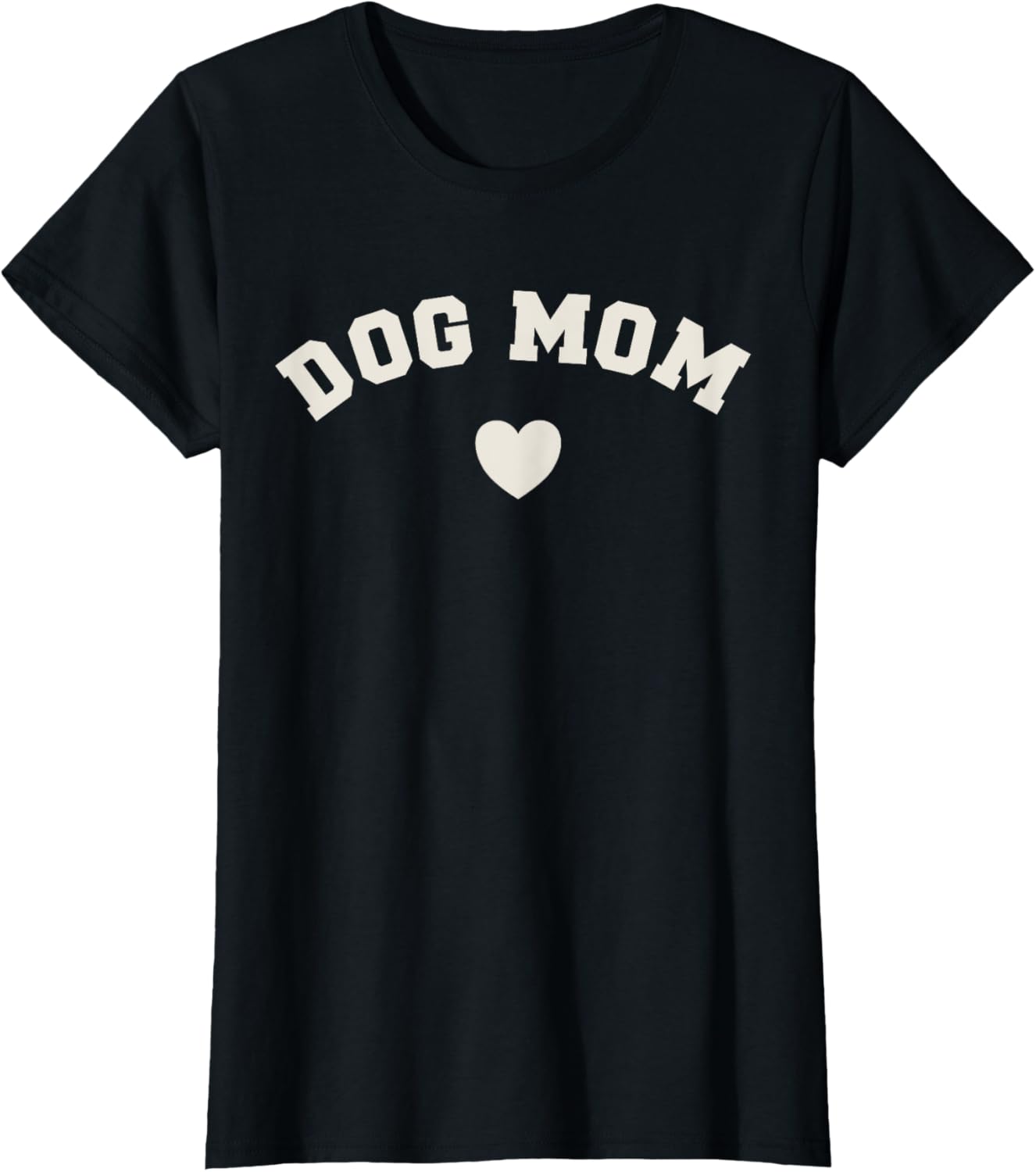Dog Mom Gifts for Women Graphic Tee - Cute Puppy Heart Print T-Shirt