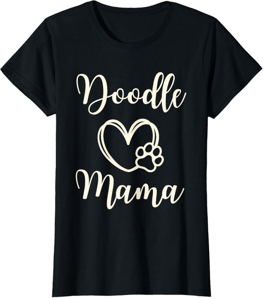 Doodle Mom For Women Gift Idea Mama Funny Dog Goldendoodle T-Shirt
