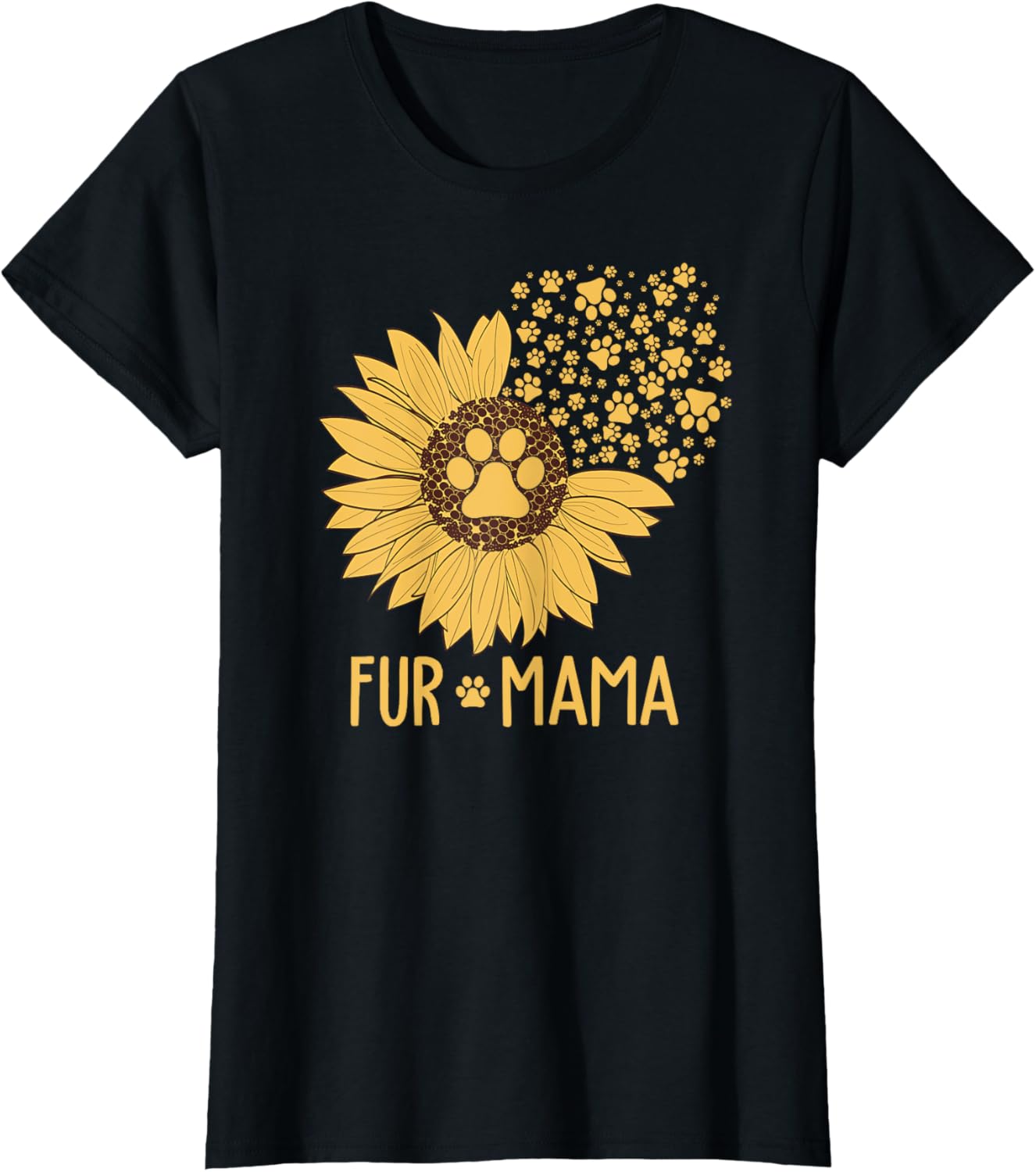 Dog Mom Shirt - Dog T-Shirts For Women Fur Mama T-Shirt