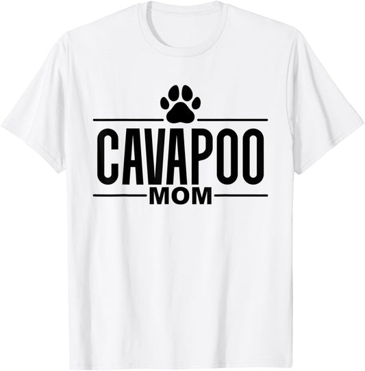 Dog Doodle Mom Cavapoo T-Shirt