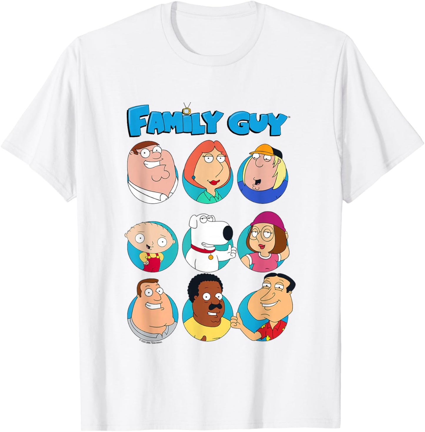 Family Guy Quahog's First Family Group Box Up T-Shirt