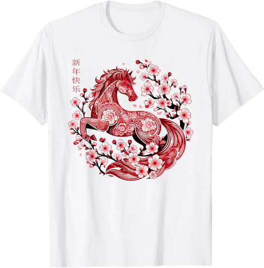 Lunar New Year Happy Chinese New Year Of The Horse 2026 T-Shirt