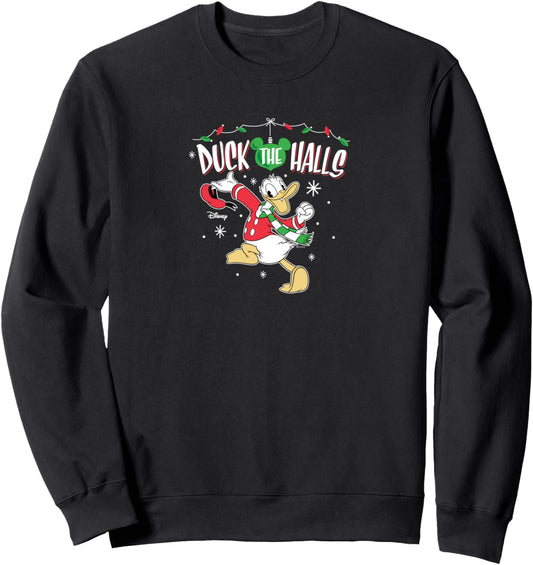 Donald Duck - Christmas Duck The Halls Sweatshirt