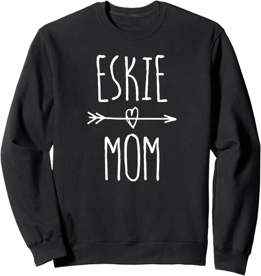 Eskie Mom Cute American Eskimo Dog Mom Gift Sweatshirt