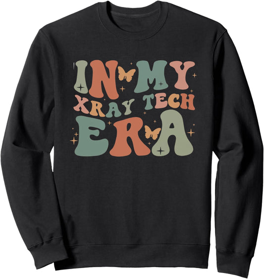 Groovy In My Xray Tech Era Christmas Radiology Tech X Ray Sweatshirt