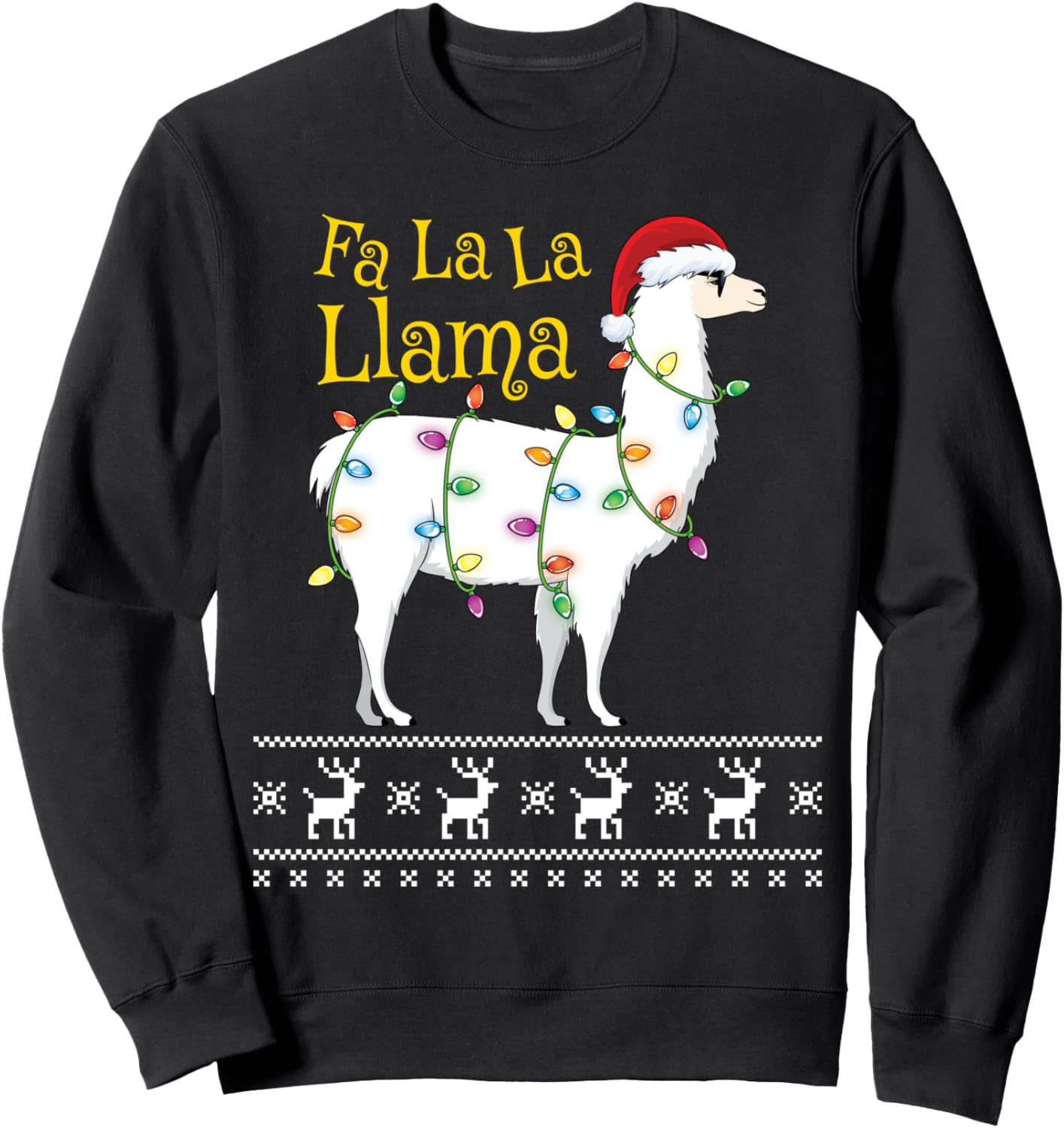 Fa La La Llama Christmas Funny Ugly Christmas Sweater Sweatshirt