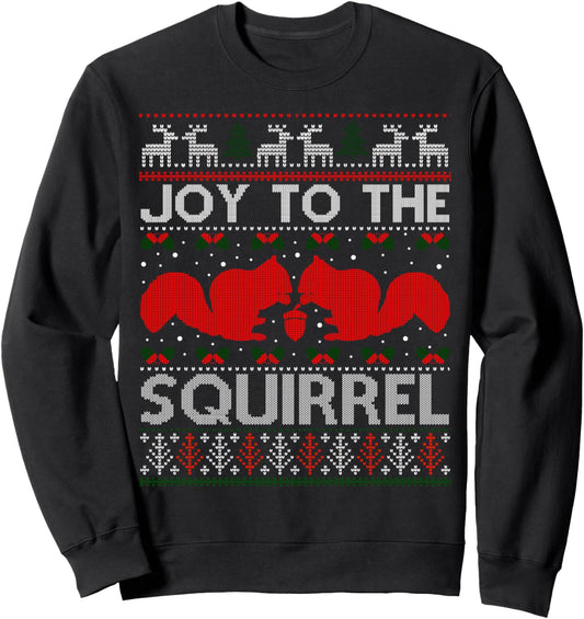 Funny Christmas Squirrel Ugly Xmas Sweater Sweatshirt