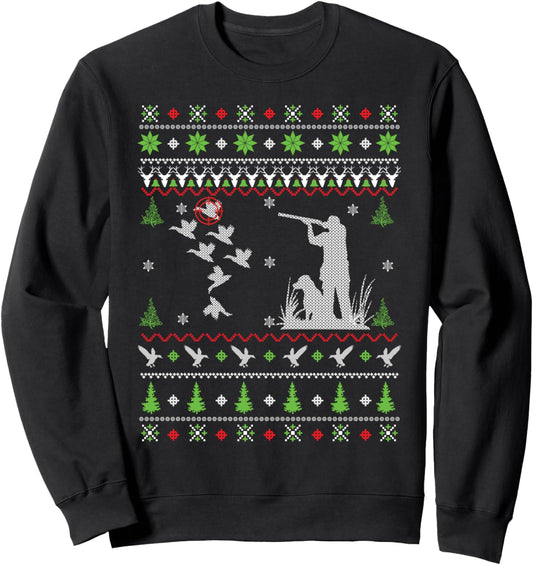 Duck Hunting Ugly Christmas Sweatshirt Hunter Christmas Gift