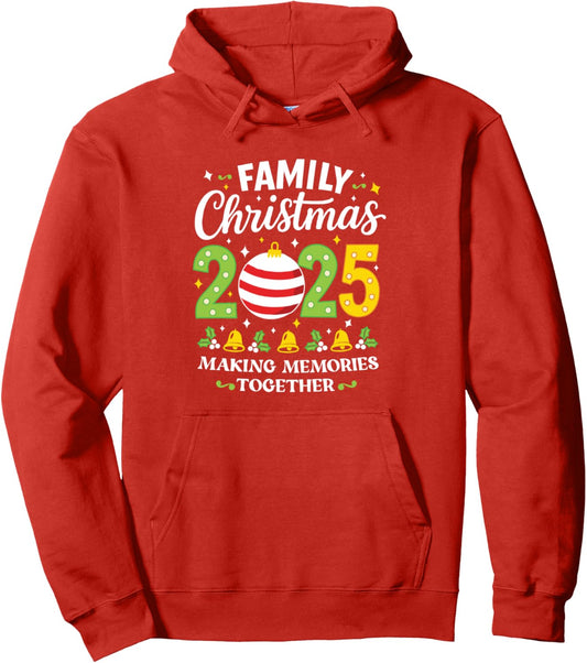 Family Christmas 2025 Shirt Matching Group Cruise Vacation Pullover Hoodie