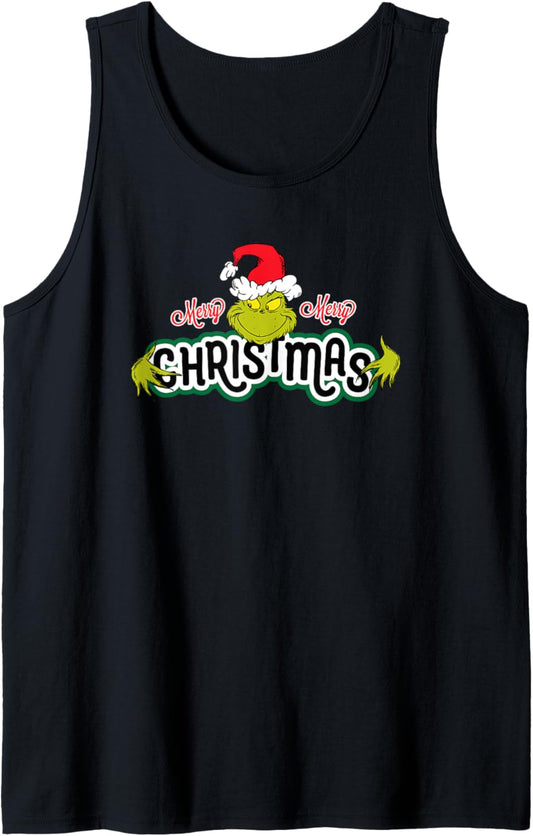Dr. Seuss Grinch Hugs Christmas Tank Top