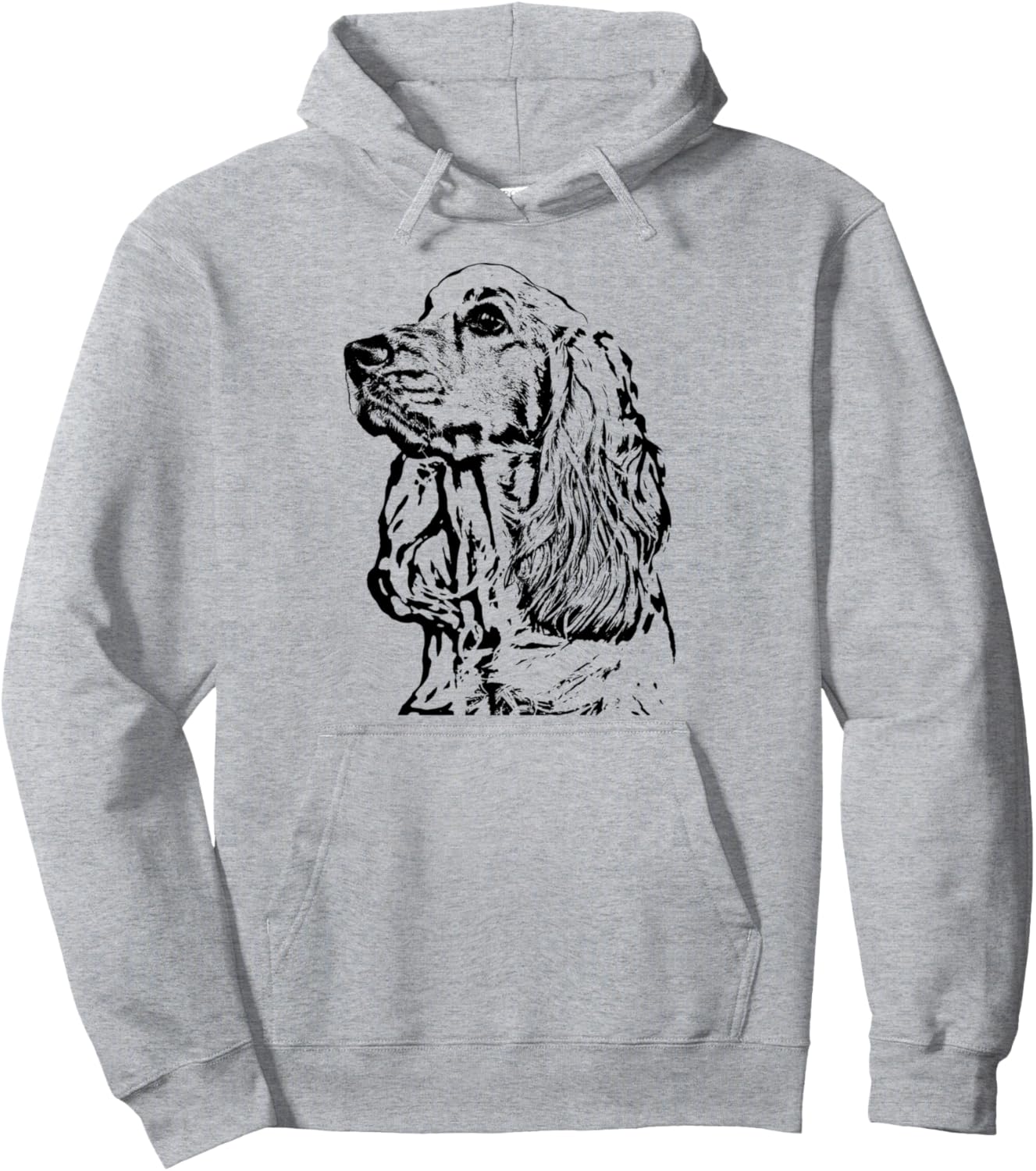 English Cocker Spaniel Gift For Dad Fur Mamas Pullover Hoodie