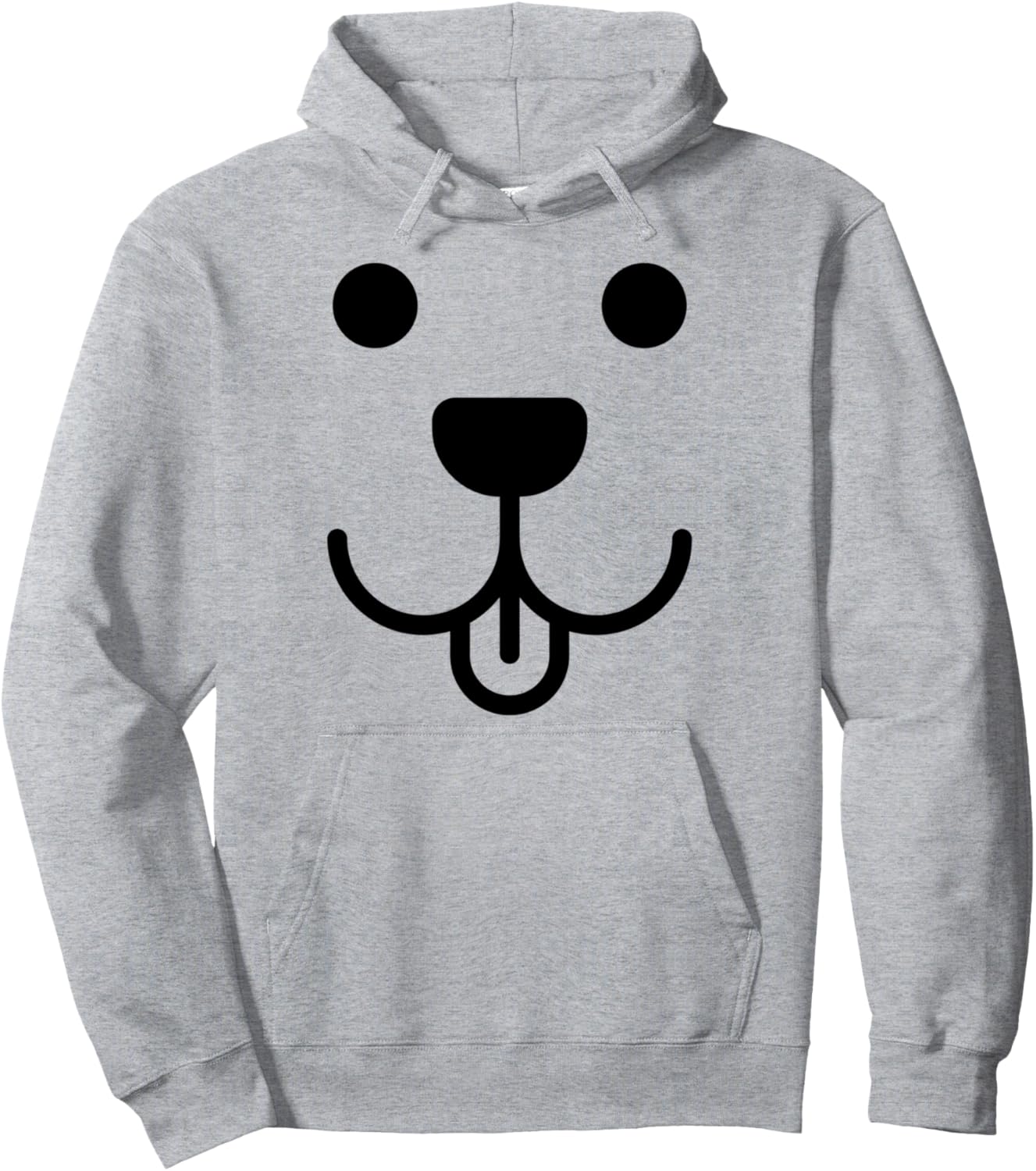 Dog Face Print Cute Pet Lover Gift Pullover Hoodie