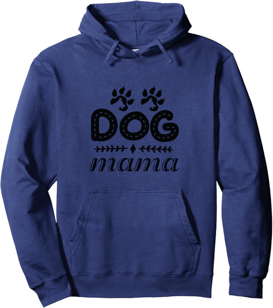 Dog Mama Fur Mom Fur Moms Cute Dog Lover Gift Pullover Hoodie