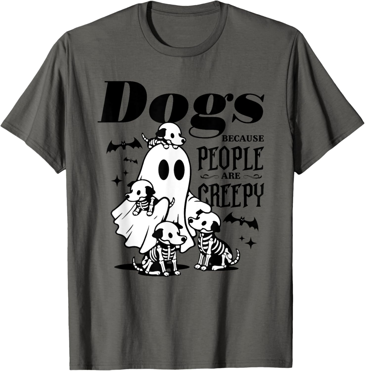 Dogs Because People Are Creepy, Ghost Chicken Halloween T-Shirt