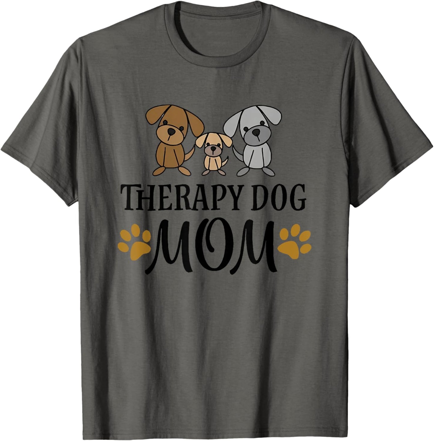 Dog Mom Shirt Therapy Service Dog Pet Lovers Canine Owner T-Shirt