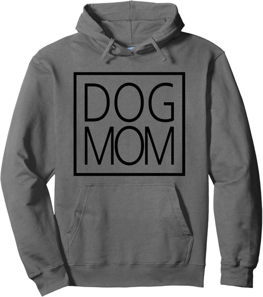 Dog Mom, Dog Lover Women Girls Pet Lover Mama Funny Cute Pullover Hoodie