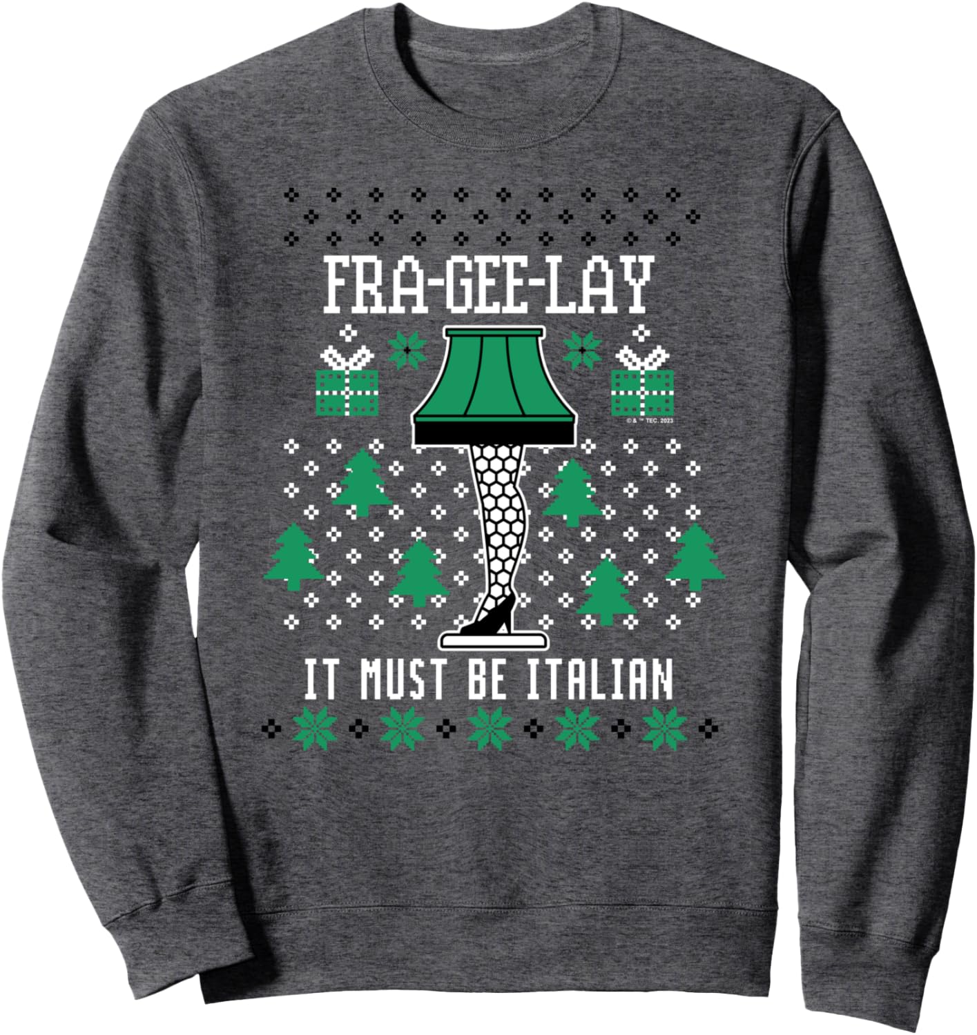 A Christmas Story - Fra Gee Lay Ugly Sweater Pattern Sweatshirt