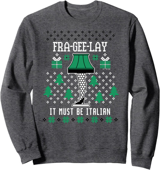 A Christmas Story - Fra Gee Lay Ugly Sweater Pattern Sweatshirt