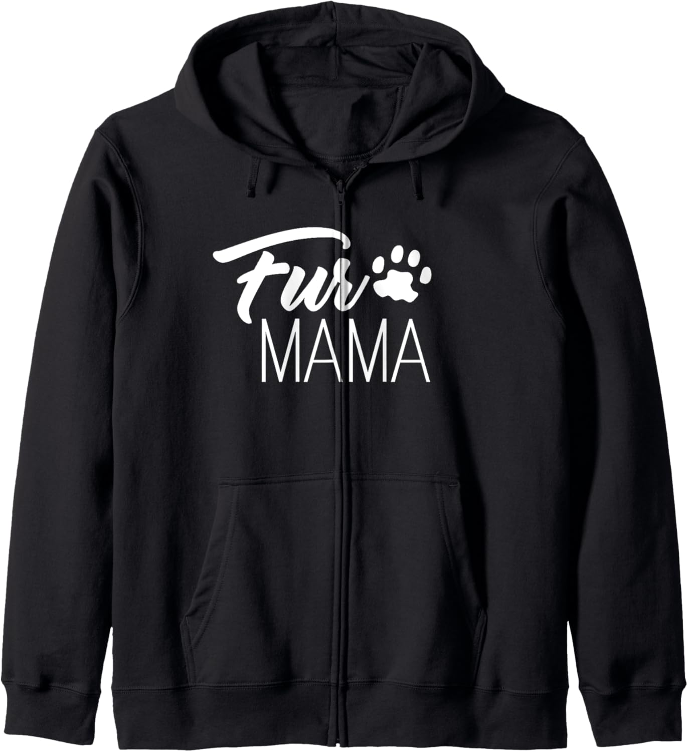 Dog Lover Funny - Fur Mama Zip Hoodie