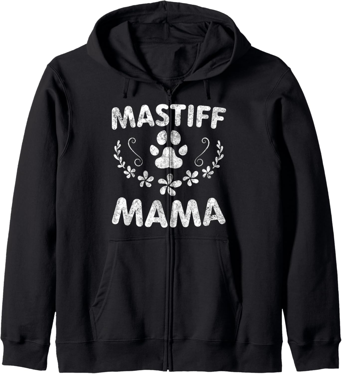 English Mastiff Mama Shirt English Mastiff Mom Funny Dog Mom Zip Hoodie