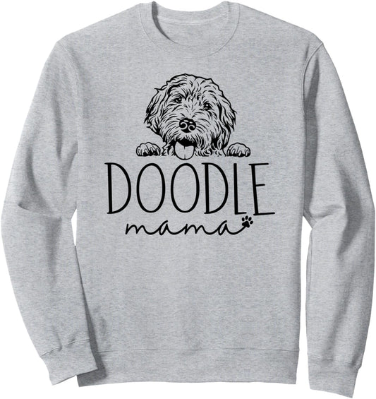 Doodle Mama Labradoodle Golden Tee Doodle Dog Lover Mom Sweatshirt