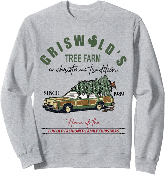 Griswold's Tree Farm Since 1989 Graphic Pullover Sweatshirt