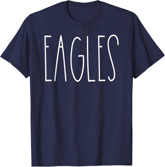 Eagles School Spirit Team Mascot Teacher Gift T-Shirt