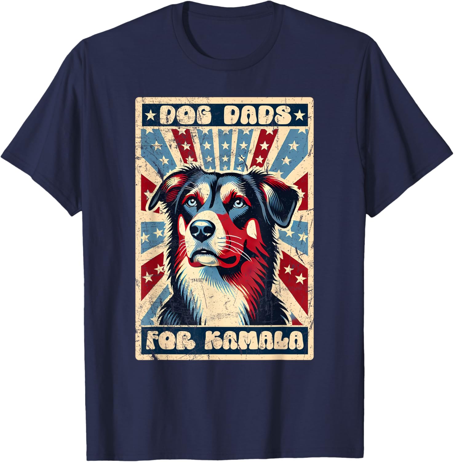 Dog Dads For Kamala, This Dog Dad Votes Kamala Harris T-Shirt for Men Women