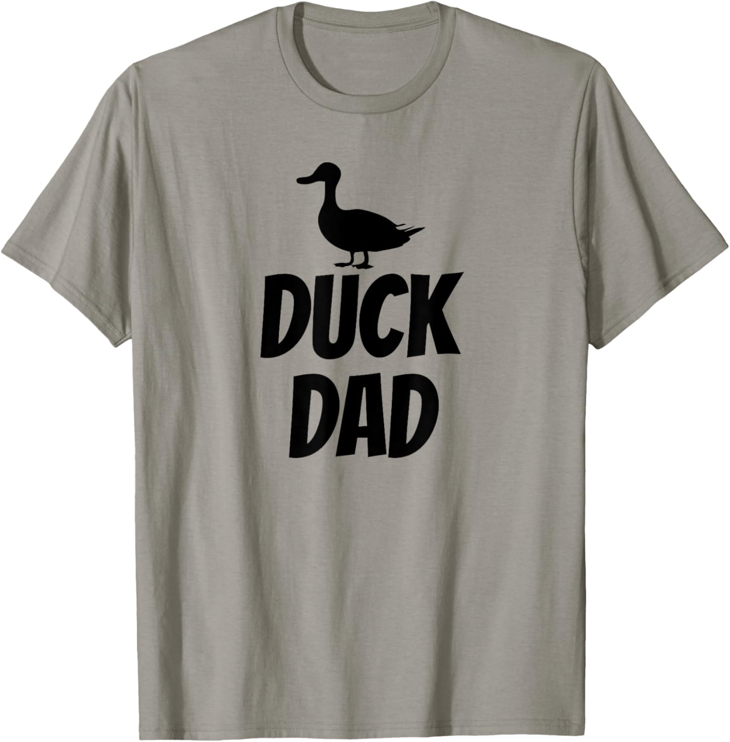 Duck Dad - Funny Cute Duck Pet Shirt Black T-Shirt