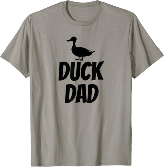 Duck Dad - Funny Cute Duck Pet Shirt Black T-Shirt