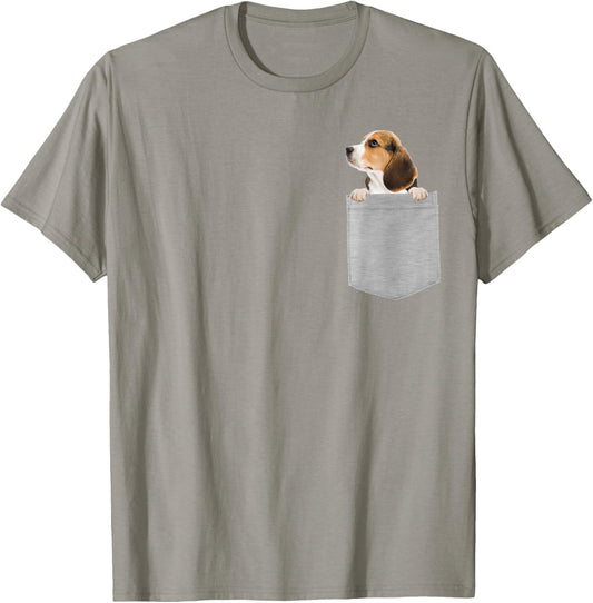 Dog in Your Pocket Beagle Puppy T-Shirt