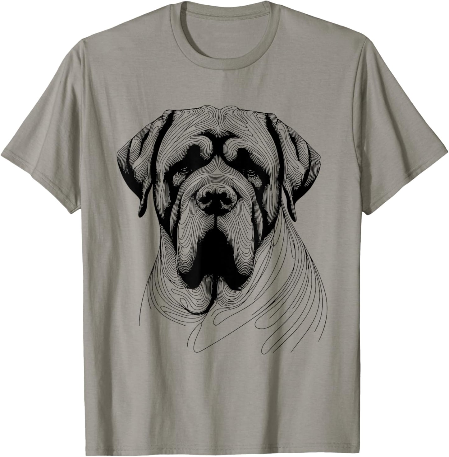 Dog Fingerprint - Mastiff Dad Mom T-Shirt