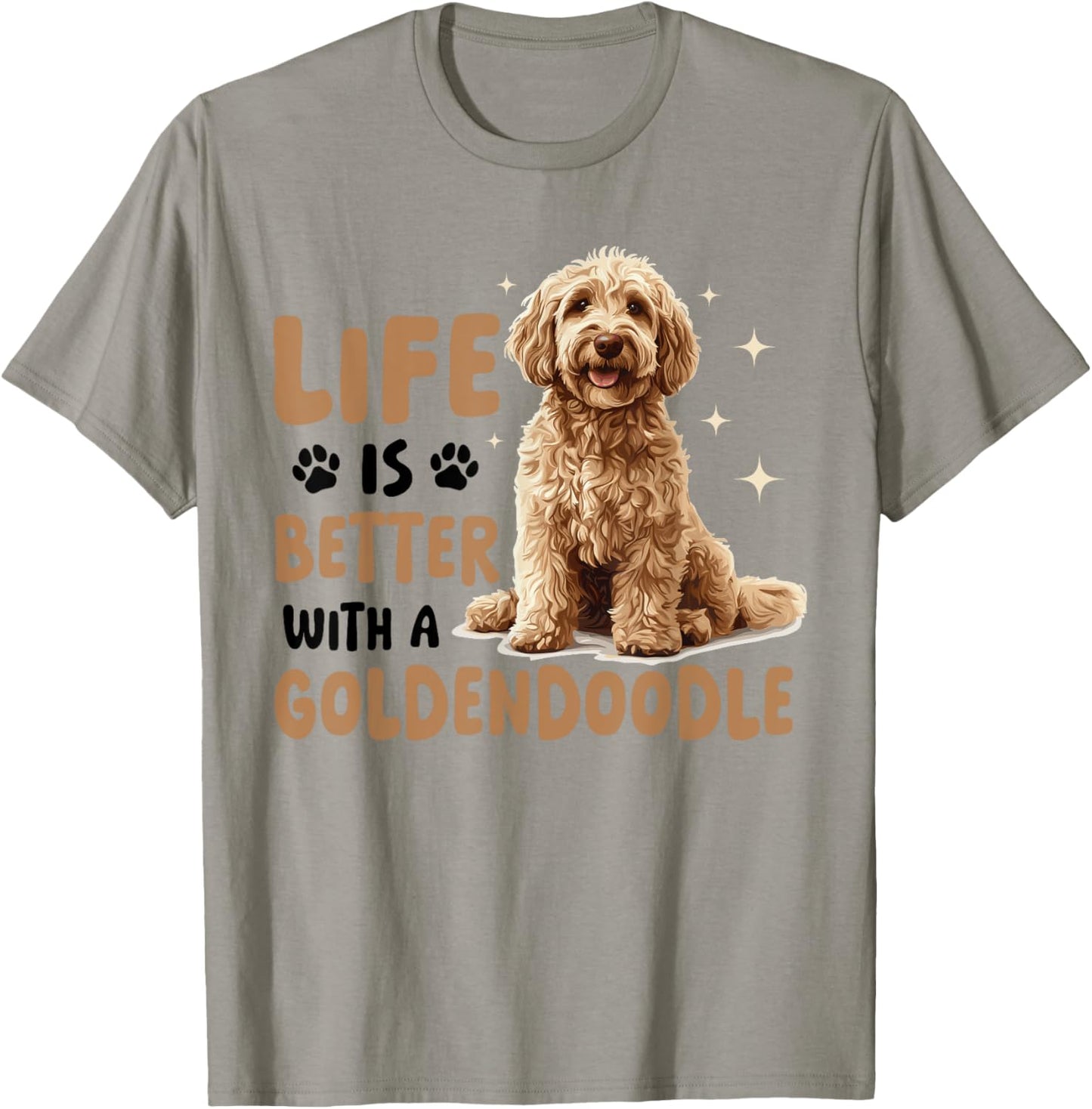 Goldendoodle Dog Breed Life is Better with a Goldendoodle Men Women Girls Kids T-Shirt