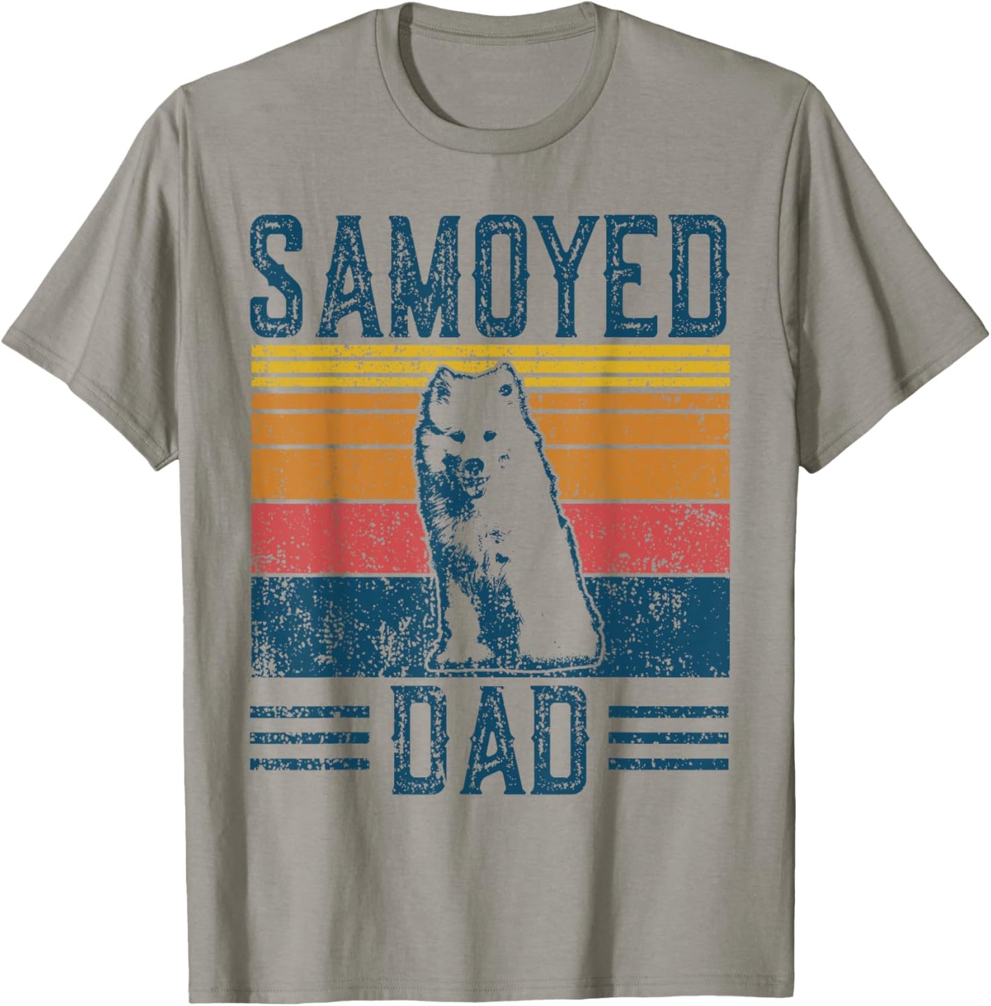 Dog Sammy Dad - Vintage Samoyed Dad T-Shirt for Men Women Girls Kids